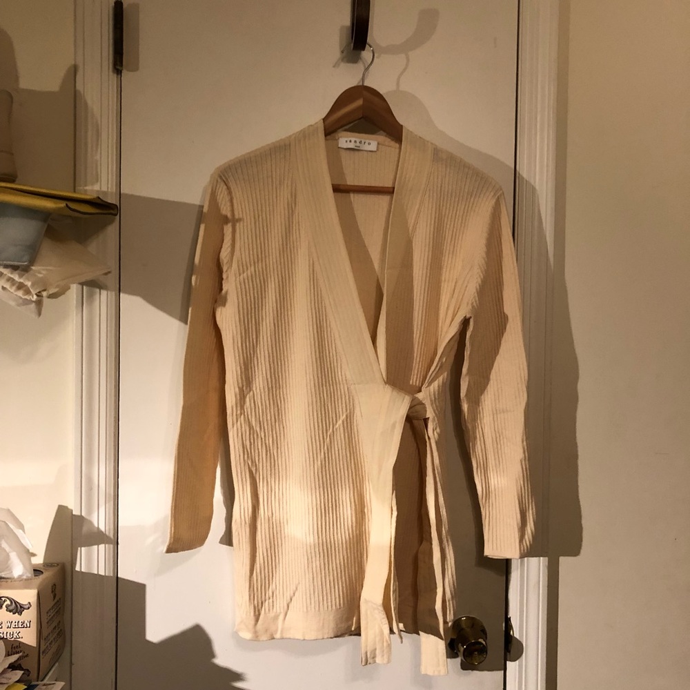 Sandro NEW light weight kimono wrapover